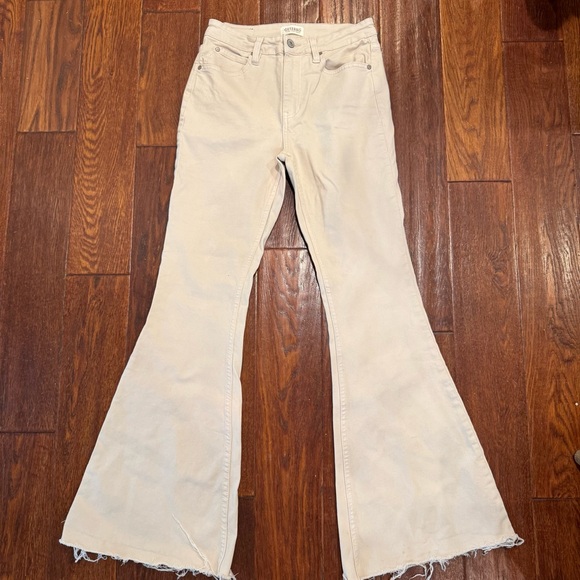 Shyanne Denim - Shyanne Cream Flare Jeans